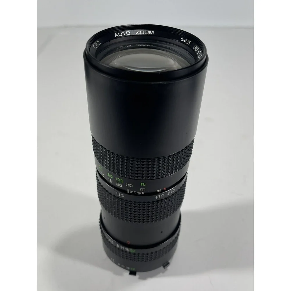 Osawa Lens MC 1:4.5 85-210mm MC NO.216150 Black Auto Zoom‎
